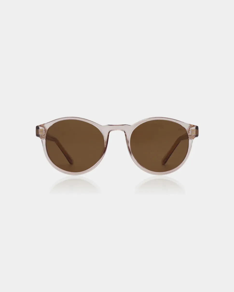A.Kjaerbede unisex aurinkolasir Marvin, vaalea beige