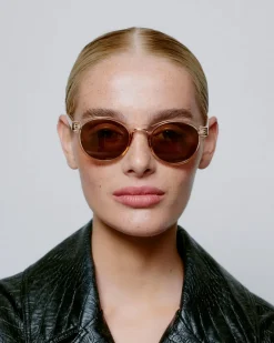 A.Kjaerbede unisex aurinkolasir Marvin, vaalea beige