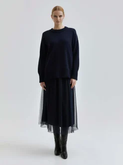 Andiata Naisten Hame, RORY 85 K SKIRT Tummansininen