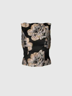 Andiata naisten toppi Armanda Top, musta kuosi