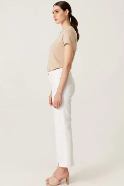 Andiata Naisten T-paita, Famie Ss Vaalea Beige