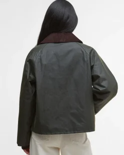 Barbour Arlene Wax Jacket KHAKI