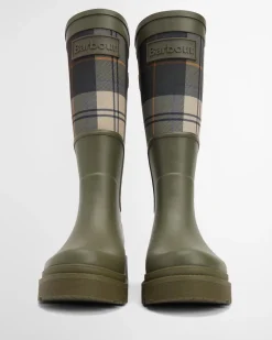 Barbour Dena Tall Welly KHAKI