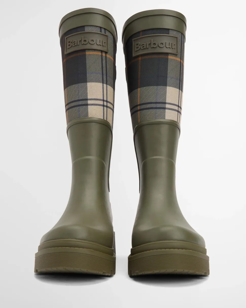 Barbour Dena Tall Welly KHAKI