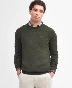 Barbour Essential Lambwool Crew KHAKI