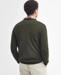 Barbour Essential Lambwool Crew KHAKI