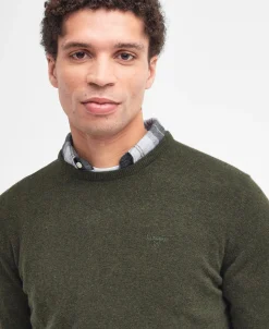 Barbour Essential Lambwool Crew KHAKI