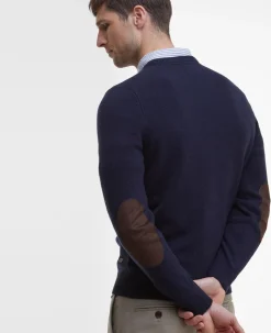 Barbour Essential Patch Crew TUMMANSININEN