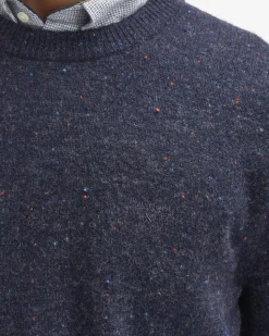 Barbour miesten neulepusero Tainsbury Crew Neck Sweater, tummansininen