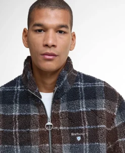 Barbour miesten takki Barbour Tartan Fleece Jacket, sininen ruutu
