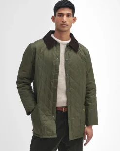 Barbour miesten takki, Barbour Heritage Liddesdale Quilted Jack Khaki