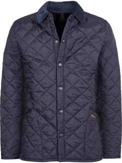 Barbour miesten takki, Barbour Heritage Liddesdale Quilted Jack Tummansininen