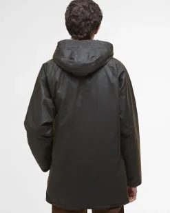 Barbour miesten vahapintainen parkatakki, Barbour Bedale Wax Parka Khaki