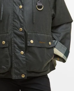 Barbour Reighton Wax Jacket KHAKI