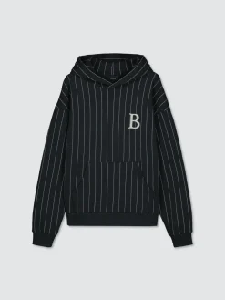 Billebeino miesten huppari, BILLEBEINO STRIPED HOODIE Musta