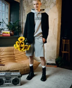 Billebeino miesten shortsit, BILLEBEINO SWEATSHORTS Vaaleanharmaa