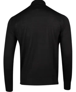 Black Blue Miesten Neulepusero, BASIC TURTLENECK Musta