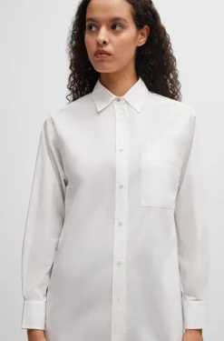 BOSS Orange Naisten Paita, BOSTUCCI SHIRT Valkoinen