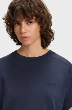 BOSS Orange naisten paita, ENARI JERSEY TOP Tummansininen