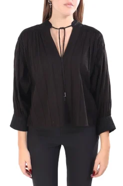 Boss Orange naisten pusero Brodes Blouse, musta