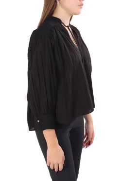 Boss Orange naisten pusero Brodes Blouse, musta