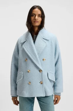 BOSS Orange naisten takki Cabani Coat, vaaleansininen