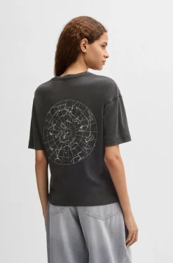 Boss Orange naisten t-paita, EVI T-SHIRT Musta