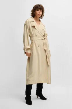 BOSS Orange naisten trenssi, COLUENT COAT Vaalea Beige