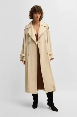 BOSS Orange naisten trenssi, COLUENT COAT Vaalea Beige