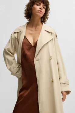 BOSS Orange naisten trenssi, COLUENT COAT Vaalea Beige