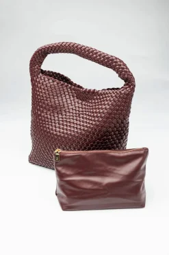 Bow 19 naisten laukku, MIA BAG L Viininpunainen