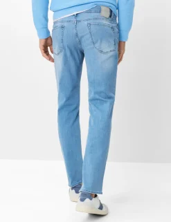 Brax miesten farkut Chuck HI Flex Extreme Light Blue Denim, vaaleansininen