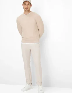 Brax miesten housut Chuck Tri-Flex Modern Fit Stucture, beige