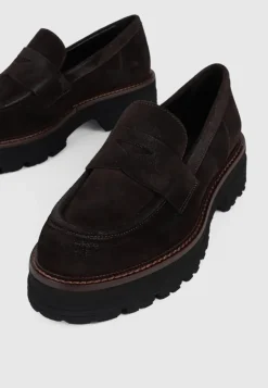 Bukela naisten kengät, ISOLA MOCCA Tummanruskea