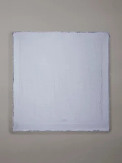 Calvin Klein Accessories naisten huivi, K-SHINY JACQUARD MONOGRAM SQUARE Vaaleansininen