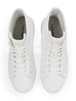 Calvin Klein Accessories naisten kengät, VULC FLATFORM MID MG LTH Valkoinen