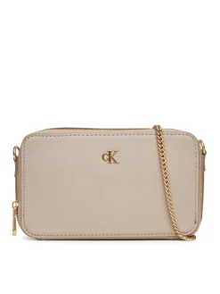 Calvin Klein Accessories naisten laukku, MINIMAL MONO CAMERA BAG Luonnonvalkoinen