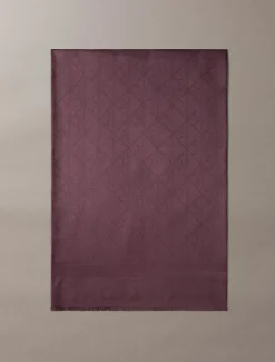 Calvin Klein Accessories huivi TONAL AOP MODAL LW SQUARE SCARF, viininpunainen
