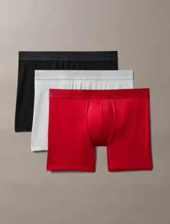 Calvin Klein BOXER BRIEF 3 PACK, punainen