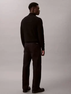 Calvin Klein Jeans miesten housut, 90S STRAIGHT TWILL COMFORT Musta