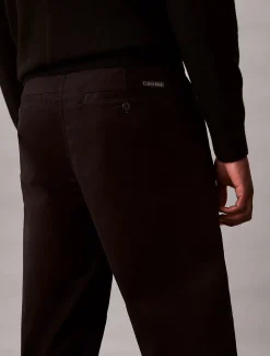 Calvin Klein Jeans miesten housut, 90S STRAIGHT TWILL COMFORT Musta