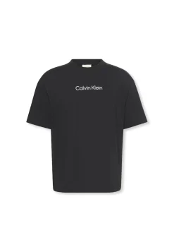 Calvin Klein Jeans miesten t-paita, SS STANDARD LOGO 30S CREWNK TEE Musta