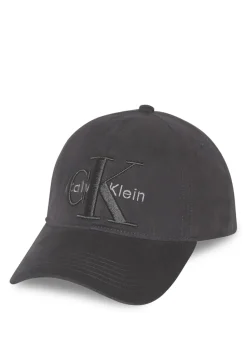Calvin Klein Jeans miesten lippis, LARGE LAYERED MONOLOGO CAP Musta