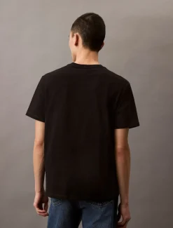Calvin Klein Jeans miesten t-paita, SS HERO MONOLOGO TE Musta