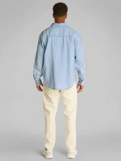 Calvin Klein Jeans miesten farkkupaita, REGULAR LINEAR DENIM SHIRT Indigo