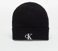 Calvin Klein Jeans miesten pipo, CK FINE RIB BEANIE Musta
