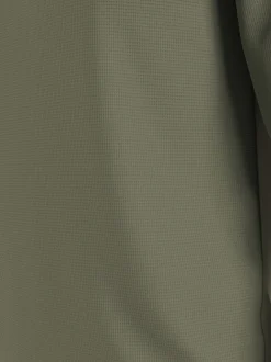 Calvin Klein Jeans Miesten Paita, MONOLOGO BADGE WAFFLE LS TEE Armeijanvihreä