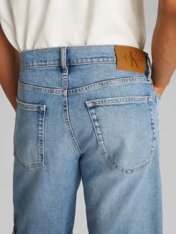 Calvin Klein Jeans miesten shortsit, SLIM SHORT 1A4 MID BLUE Sininen, Indigo