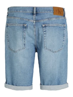 Calvin Klein Jeans miesten shortsit, SLIM SHORT 1A4 MID BLUE Sininen, Indigo