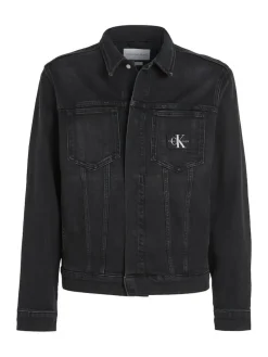 Calvin Klein Jeans Miesten Farkkutakki, SLIM DENIM JACKET Musta